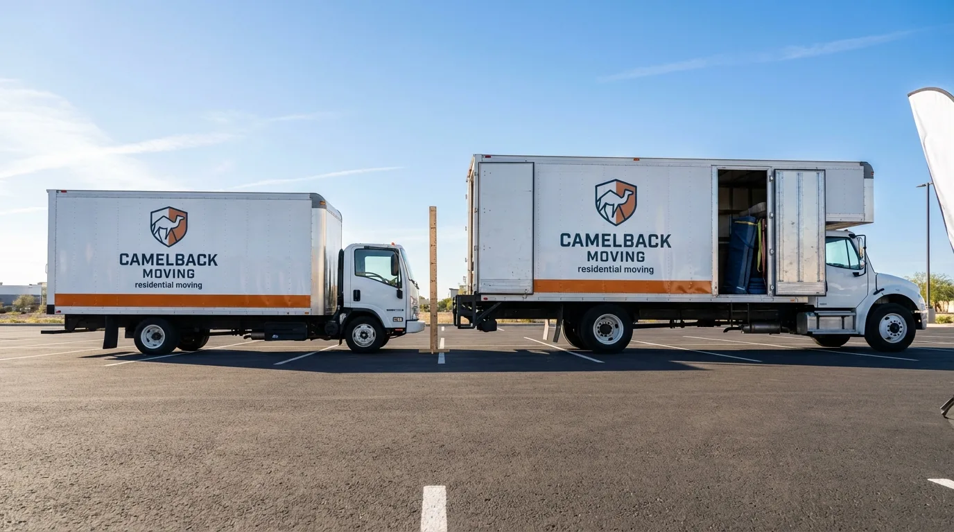 Moving truck size capacity guide in Dyersburg